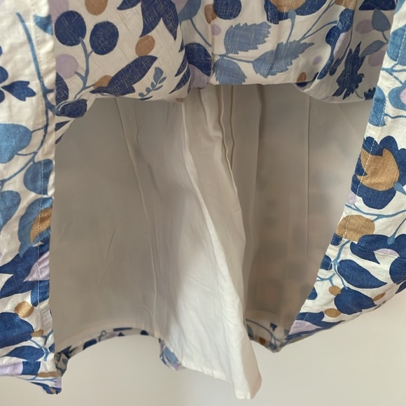 Boden Knee Length Floral Cap Sleeve Dress Size 14R - Picture 6 of 6